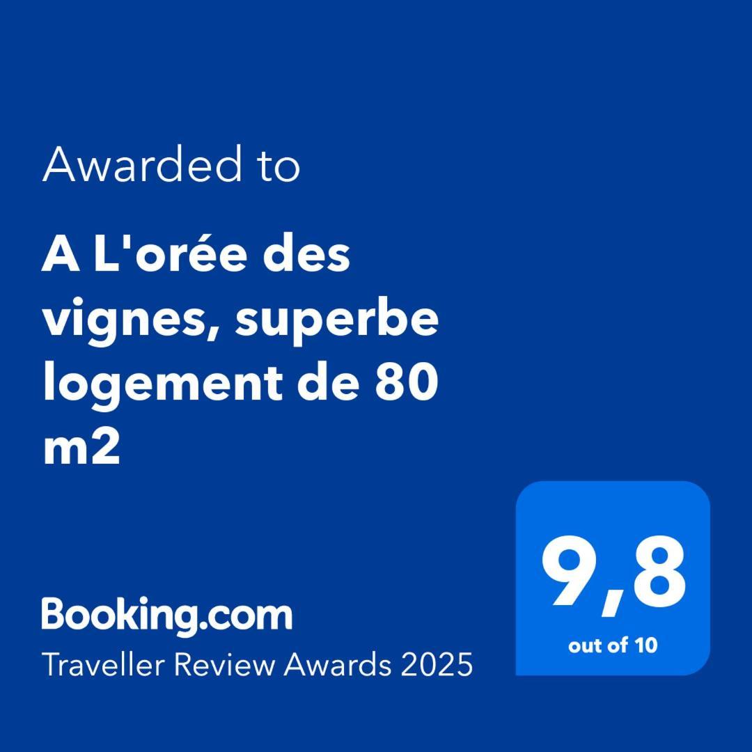Superbe logement de 80m2 à L'orée des vignes Wangen Esterno foto